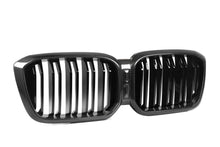 Load image into Gallery viewer, M Performance Style Pre Pregged Dry Carbon Fiber Grille (Dual Slat) for BMW X3 G01 / X4 G02 LCi 2022+