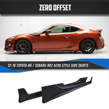 Load image into Gallery viewer, TRD V1 / Aero Nur Style Side Skirt for 12-21 Toyota 86 (ZN6)/Subaru BRZ (ZC6)