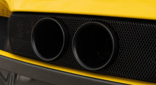 Load image into Gallery viewer, Ferrari 296 (2022-) Novitec Stainless Steel Black Tailpipes with Carbon Matte Covers