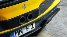 Load image into Gallery viewer, Ferrari 296 (2022-) Novitec Stainless Steel Black Tailpipes with Carbon Matte Covers