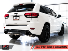 Load image into Gallery viewer, Jeep Grand Cherokee SRT (2012-2018) WK2 AWE Tuning Track Edition Exhaust (Diamond Black Tips)