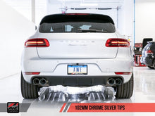 Load image into Gallery viewer, Porsche Macan S (2014-2022) 95B AWE Tuning Track Edition Exhaust System (Diamond Black 102mm Tips)