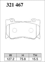 Load image into Gallery viewer, Nissan 370Z (2009-2020) Z34/V36 Dixcel Type Z Brake Pads (Front)