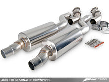 Load image into Gallery viewer, Audi S4 (2007-2009) B8 AWE Tuning Resonated Downpipes