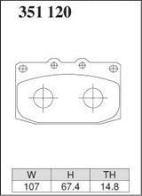 Load image into Gallery viewer, Mazda RX-7 (1987-1992) FC3C/FD3S Dixcel Type Z Brake Pads (Front)