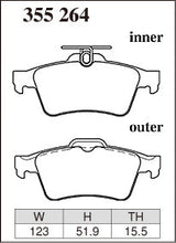 Load image into Gallery viewer, Mazda 3 (1995-2018) BK Dixcel Type Z Brake Pads (Rear)