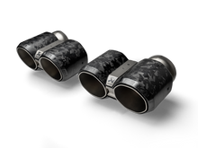Load image into Gallery viewer, BMW M2 (2018-2024) G8X Akrapovic Chopped Carbon Tail Pipe Set