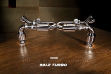 Load image into Gallery viewer, Valvetronic Exhaust System for Porsche 911 Turbo / S OEM Tips Compatible Version 991.1 / 991.2 13-19