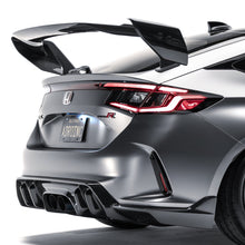 Load image into Gallery viewer, Honda Civic FL5 Type R Carbon Fiber AT-R4 Swan Neck Wing