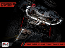 Load image into Gallery viewer, Jeep Wrangler (2017-2026) JL/JLU AWE Tuning Trail Edition Cat-Back Exhaust