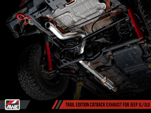 Load image into Gallery viewer, Jeep Wrangler (2017-2026) JL/JLU AWE Tuning Trail Edition Cat-Back Exhaust