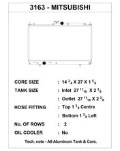 Load image into Gallery viewer, Mitsubishi Lancer Evolution VII (2005-2006) CT9A CSF High-Performance All-Aluminum Radiator