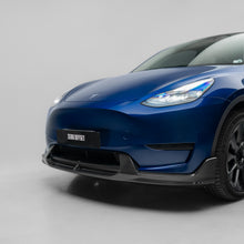 Load image into Gallery viewer, Tesla Model Y V2 Carbon Fiber Front Lip 2022-2024