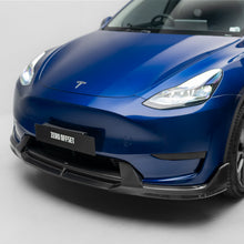 Load image into Gallery viewer, Tesla Model Y V2 Carbon Fiber Front Lip 2022-2024