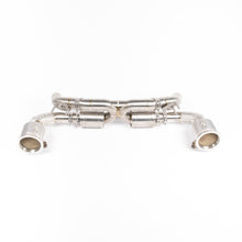 Load image into Gallery viewer, Porsche 911 (2019-2025) 992 JCR Titanium Race Pipe (SILENCED / HEAT SHIELDED RACE CATS)