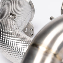 Load image into Gallery viewer, Porsche 911 (2019-2025) 992 JCR Titanium Race Pipe (NON SILENCED / HEAT SHIELDED CAT DELETES)
