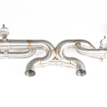 Load image into Gallery viewer, TITANIUM VALVED RACE PIPE (HEAT SHIELDED RACE CATS)