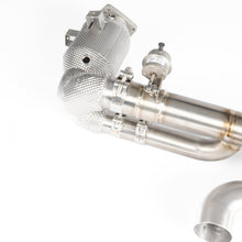 Load image into Gallery viewer, TITANIUM VALVED RACE PIPE (HEAT SHIELDED RACE CATS)
