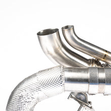 Load image into Gallery viewer, Porsche 911 (2019-2025) 992 JCR Titanium Race Pipe (VALVED / HEAT SHIELDED CAT DELETES)