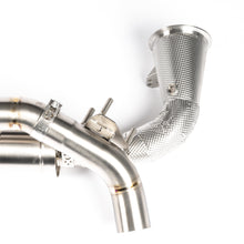 Load image into Gallery viewer, Porsche 911 (2019-2025) 992 JCR Titanium Race Pipe (SILENCED / HEAT SHIELDED CAT DELETES)