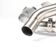 Load image into Gallery viewer, Porsche 911 (2019-2025) 992 JCR Titanium Race Pipe (SILENCED / HEAT SHIELDED CAT DELETES)