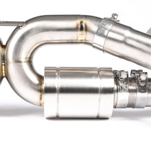 Load image into Gallery viewer, Porsche 911 (2019-2025) 992 JCR Titanium Race Pipe (SILENCED / HEAT SHIELDED CAT DELETES)