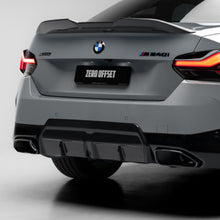 Load image into Gallery viewer, M Performance Style Pre Pregged Dry Carbon Fiber Rear Diffuser for BMW 2 Series Coupe G42 2021+