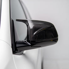 Load image into Gallery viewer, M Performance Style Pre Pregged Carbon Mirror Caps for BMW X3/X4/X5/X6/X7 G01 G02 G03 G05 G06 G07