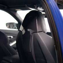 Load image into Gallery viewer, OEM Style Carbon Fiber Upper Front Backrest Cover for BMW 2 Series G42 / 3 Series G20 / M3 G80 / M4 G82 / M8 F91 F92 F92 / X3M F97 / X4M F98
