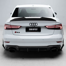 Load image into Gallery viewer, PSM Style Pre Pregged Dry Carbon Fiber Spoiler for Audi A3/S3/RS3 8V Sedan 2013+