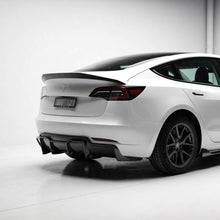 Load image into Gallery viewer, Vorsteiner Style Rear Diffuser (Carbon Fibre) for Tesla Model 3 19-23