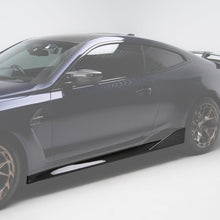 Load image into Gallery viewer, M Performance Style Pre Pregged Dry Carbon Side Skirts for BMW M4 G82 G83 2020+
