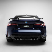 Load image into Gallery viewer, M-Performance Style Pre Pregged Dry Carbon Diffuser for BMW M3 G80 G81 / M4 G82 G83 (Standard Quad Tip) 2020+