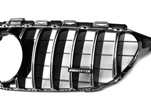 Load image into Gallery viewer, AMG Panamericana Style Grille for Mercedes-Benz C Class (AMG Line) C205/W205 2015-2018 - Silver