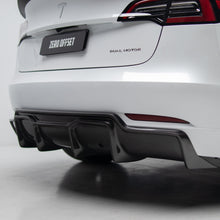 Load image into Gallery viewer, Vorsteiner Style Rear Diffuser (Carbon Fibre) for Tesla Model 3 19-23