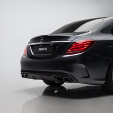 Load image into Gallery viewer, AMG Style Rear Diffuser & Exhaust Tips for Mercedes-Benz C Class W205 Sedan / S205 Wagon 2015-2018