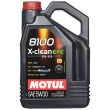 Load image into Gallery viewer, Motul 8100 X-clean EFE 5W-30 Synthetic Oil