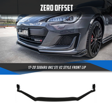 Load image into Gallery viewer, STI V2 Style Front Lip for Subaru BRZ (ZC6) 2017-2021