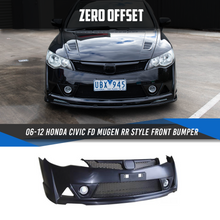 Load image into Gallery viewer, Mugen RR Style Front Bumper for Honda Civic FD 2006-2012