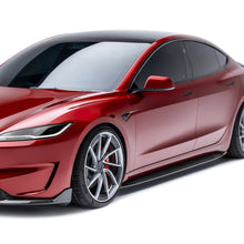 Load image into Gallery viewer, Carbon Fiber Side Skirts for Tesla Model 3 Highland 2024+