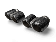 Load image into Gallery viewer, BMW M2 (2018-2024) G8X Akrapovic Tail Pipe Set (Chopped Carbon)