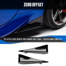 Load image into Gallery viewer, STI Style Side Skirts for Subaru BRZ (ZD8) / Toyota GR86 (ZN8) 2022+
