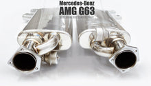 Load image into Gallery viewer, Valvetronic Exhaust System for Mercedes-Benz AMG G63 Quad Tips W463 5.5TT M157 12-18