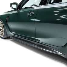 Load image into Gallery viewer, BMW G80 G81 M3 Dry Carbon Fiber V2 Side Skirts 2021+