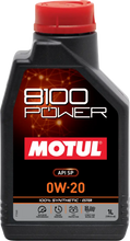 Load image into Gallery viewer, Motul 8100 Power 0W-20 100% Synthetic - ESTER -