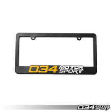 Load image into Gallery viewer, 034-A03-0000 - 034Motorsport License Plate Frame