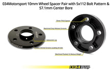 Load image into Gallery viewer, 034-604-7012 - 034Motorsport Dynamic+ Flush Wheel Spacer Kit, MK5/6 Volkswagen GOLF GTI / R