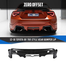 Load image into Gallery viewer, TRD Style Rear Bumper Lip for 12-16 Toyota 86 (ZN6)/12-21 Subaru BRZ (ZC6)