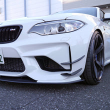 Load image into Gallery viewer, AC Style Front Bumper Canards (Carbon Fibre) for BMW M2 (F87) - 2016-18
