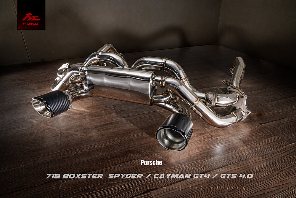 Valvetronic Exhaust System for Porsche Cayman GT4 / Spyder 718 Pre Feb 20